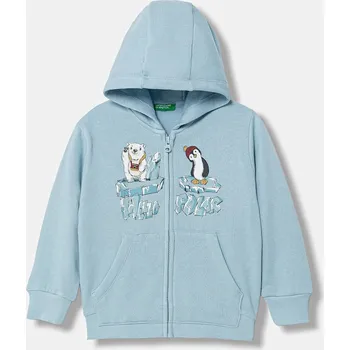 Chlapecká mikina Dětská mikina United Colors of Benetton 3J73G5046.P.Seasonal modrá 50X, vel. 116