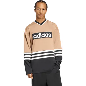 Sport Dres s dlouhým rukávem adidas Originals Hockey Jersey jy0251 Velikost XL