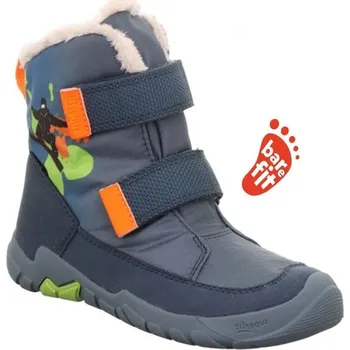 Chlapecká zimní obuv barefoot dětské zimní boty Superfit barefit Trace 1-006041-8020 velikost 28