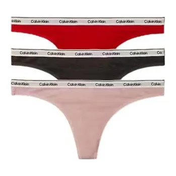 Kalhotky Dámská tanga Calvin Klein QD5209 31X červená M