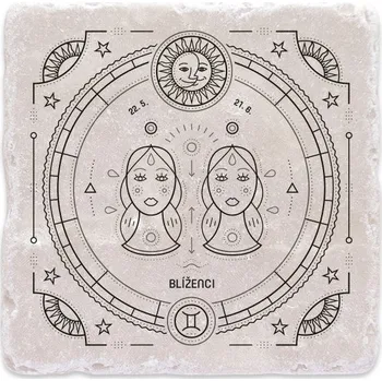 Digitální fotoaparát Mramorový tácek - Blíženci - znamení zvěrokruhu