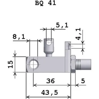 Ovládací hlavice plynové pružiny BQ41 24842110