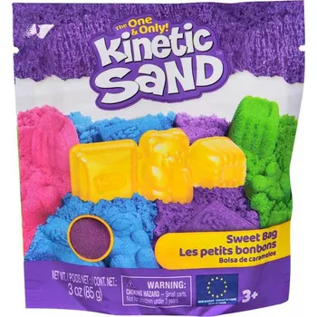 kinetický písek Spin Master Kinetic Sand Bonbónové balení tekutého písku fialová 85g