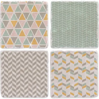 Digitální fotoaparát Mramorový tácek - Geometrické vzory, sada 01