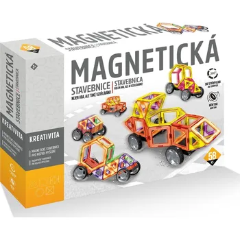 ostatní stavebnice Alltoys 45526 magnetická stavebnice 58 ks