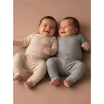 Sinsay - Pruhované legíny 2 balení - šedá - 8517E-09X - 8517E-09X-68