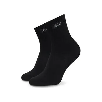 Pánské ponožky Dlouhé ponožky KARL LAGERFELD B1W47036 Černá 39_42