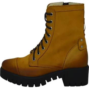 Dámská zimní obuv Obuv dámská zimní Hilby 1315 žlutá (Dámská zimní obuv)