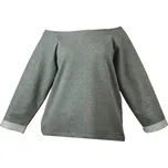 Mantis Ležérní dámská mikina Flash Dance - Šedý melír | M