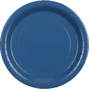 Talíř Papírové talíře tmavě modré 23 cm 6 ks
