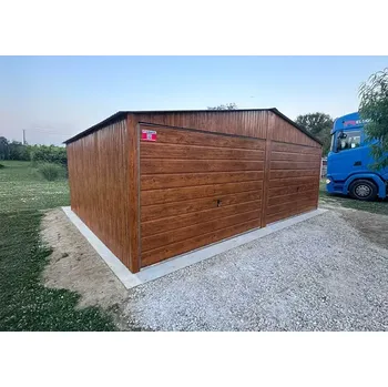 Zahradní domek Dvougaráž 6 x 5 m Zlatý dub