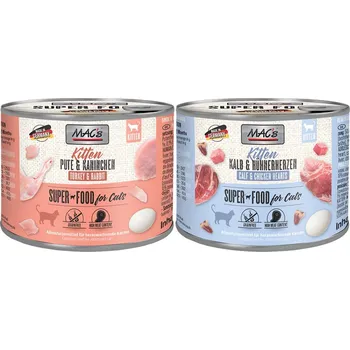 Krmivo pro kočku MAC's CAT Kitten, variace chutí, 12 × 200 g