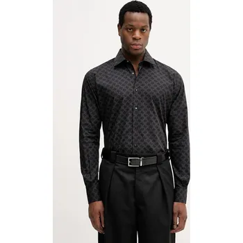 Bavlněná košile Karl Lagerfeld 561666.605000 černá 99X, vel. 44