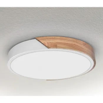 Brilagi - LED Stropní svítidlo PILANA LED/24W/230V dub/bílá pr. 30 cm