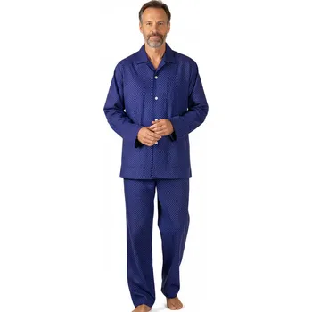 Pánské pyžamo LUIZ Pánské pyžamo na knoflíky -Bavlna- Karel 66 Velikost: 54