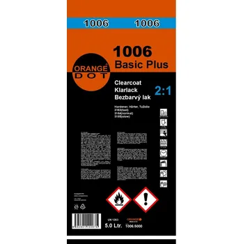 Lak na dřevo OD 1006 Basic Clear Plus bezbarvý akrylátový lak 5ltr