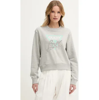 Dámská mikina Mikina Guess LOVE W5GQ05.KB683 šedá 90X, vel. S