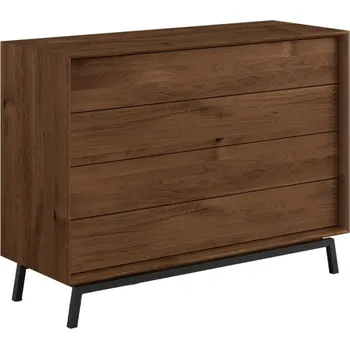 Komoda Dubová komoda LOFT, tabák