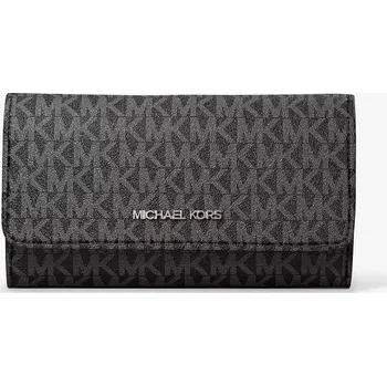 Peněženka MICHAEL KORS dámská peněženka Jet Set šedá logová