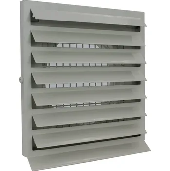 Větrací mřížka Fasádní mřížka 125mm - bílá