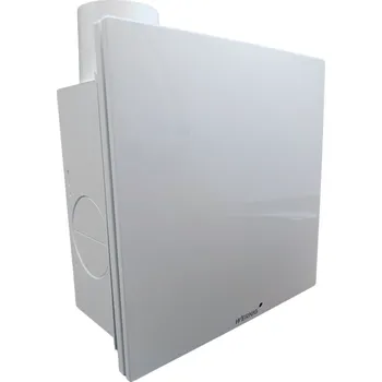 Domácí ventilátor Wernig SILENT ECO U 100 H NRS/E radiální ventilátor s doběhem k zabudování do podhledu