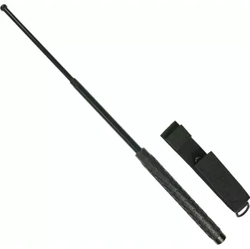 Teleskopický obušek Teleskopický Obušek Mil-Tec s pouzdrem 16/41 (Kovové teleskopické obušky v nekaleném provedení, s gumovou rukojetí určené k sebeobraně, v délce 16",20",26"... )