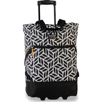 Nákupní taška Nákupní taška na kolečkách 10008-2000 černobílá Punta Wheel, fabrizio