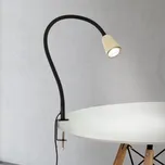 Orion - Flexibilní stolní lampa s klipem DOTTY 1xGU10/10W/230V béžová/černá
