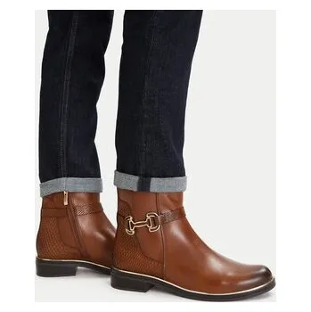 Dámské kozačky Polokozačky Caprice 9-25312-45 Hnědá 40_5