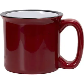 Hrnek 400 ml glazurovaný - červený sublimace termotransfer