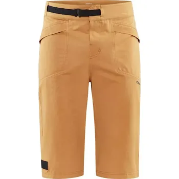 Cyklistické kalhoty Pánské cyklošortky CRAFT CORE Offroad XT Pad oranžová S