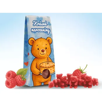 Instantní nápoj LIPOO VŠE NEJLEPŠÍ K NAROZENINÁM - ORIGINÁLNÍ ČAJOVÍ MEDVÍDCI