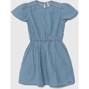 Dámské šaty Dětské riflové šaty Pepe Jeans QUINCY PG951657 modrá 50X, vel. 152