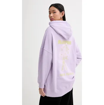 Dámská mikina Bavlněná mikina Marc O'Polo dámská, fialová barva, s kapucí, hladká, 5000009351 04X, vel. XS