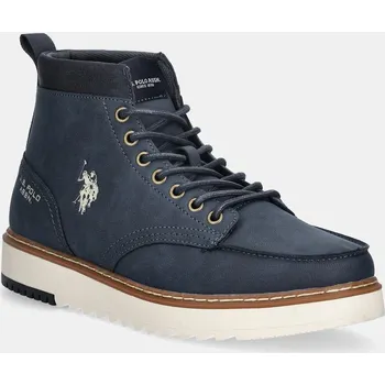 Pánské tenisky Trapery U.S. Polo Assn. LONDON001 pánské, tmavomodrá barva, LONDON001M/EU1 LONDON001M.EU1 59X, EUR 42