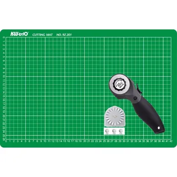 Kancelářská technika Sada KW-triO řezací podložka A3 + řezací kolečko + náhradní břity rovné - výhodná cena 1.10000 Kg ELEKTRO Sklad1 3889212 (1.10000 Kg ELEKTRO Sklad1 3889212)