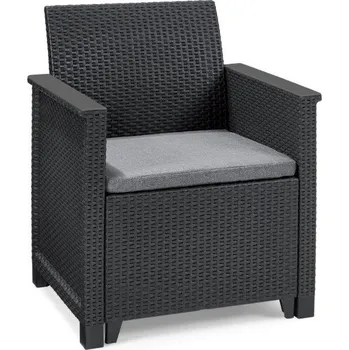 Zahradní křeslo Keter Elodie grafitové 2 ks 13.60000 Kg ELEKTRO Sklad1 610648 (13.60000 Kg ELEKTRO Sklad1 610648)