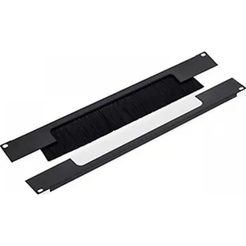 Rozvaděč TRITON 19" průchozí panel 2U rozdělený horizont. 350x55mm, RAB-ZP-X02-A3