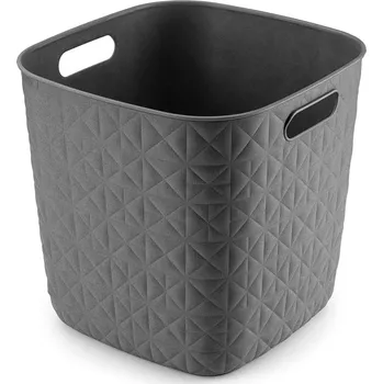 Úložný box Box Curver Softex Cube 15 l tmavě šedý 0.50000 Kg ELEKTRO Sklad1 610956 (0.50000 Kg ELEKTRO Sklad1 610956)