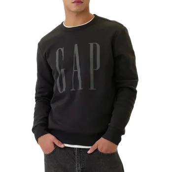 Pánské oblečení Mikina GAP Fleece Logo 542214-02 Velikost XL