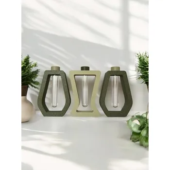 Váza PlantBee Set váz na množení rostlin Vesea malá mechová zelená + olivová