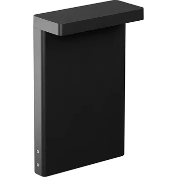 Venkovní osvětlení Redo Venkovní sloupkové LED svítidlo KANT, v.35cm, 230V, CCT switch 2700/3000K Barva: Černá