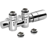 Sapho - Připojovací termo sada pro střed připojení TWIN COMBI pravá/lesklý chrom