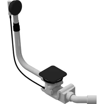 Sifon Kaldewei - Speciální odtoková a přepadová souprava, černá matná 100, 687772000676