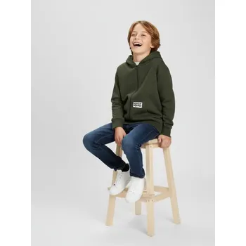 Chlapecká mikina Sinsay - Oversize mikina na zip s kapucí - khaki - 603DW-87X - 603DW-87X-152