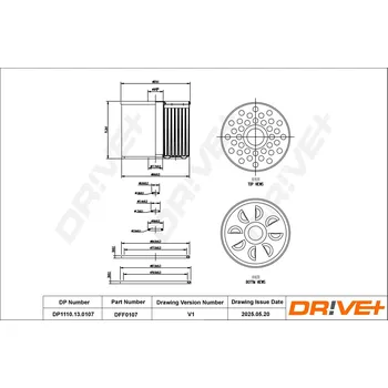 Palivový filtr Palivový filtr Dr!ve+ DP1110.13.0107