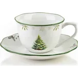 Affek Design Santa Lila porcelánový šálek s podšálkem 220 ml