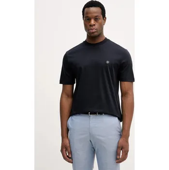 Bavlněné tričko BOSS C-Taut 01 pánské, tmavomodrá barva, s aplikací, 50555844 59X, vel. XL