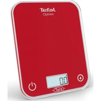 Kuchyňská váha Tefal Optiss Kuchyňská váha digitální, sklo, červená TEFAL BC50U3V0