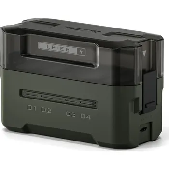 Tilta Portable Charging Station for LP-E6 (4 Channel) - Green